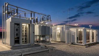 Advanced microgrid solutions featuring medium-voltage switchgear and containerised battery energy storage substation