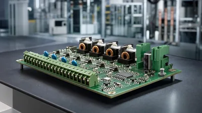 Precision industrial battery monitoring module installed inside a high voltage energy storage enclosure