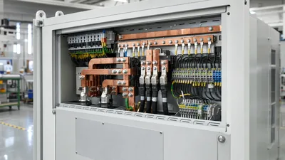 Buck transformer wiring diagram terminal connection schematic inside an industrial dry-type enclosure