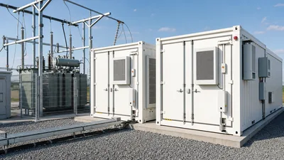 Industrial containerised plant illustrating what does BESS mean in utility electrical power engineering