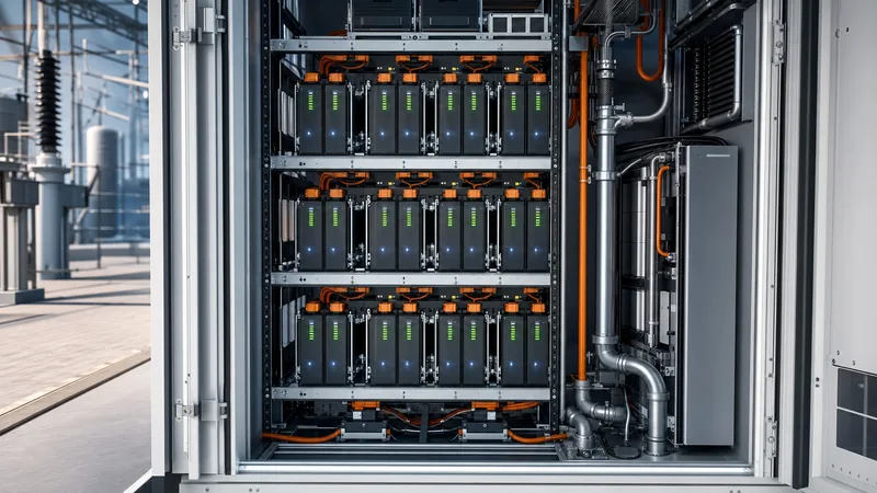 what is battery energy inside a commercial industrial battery storage container