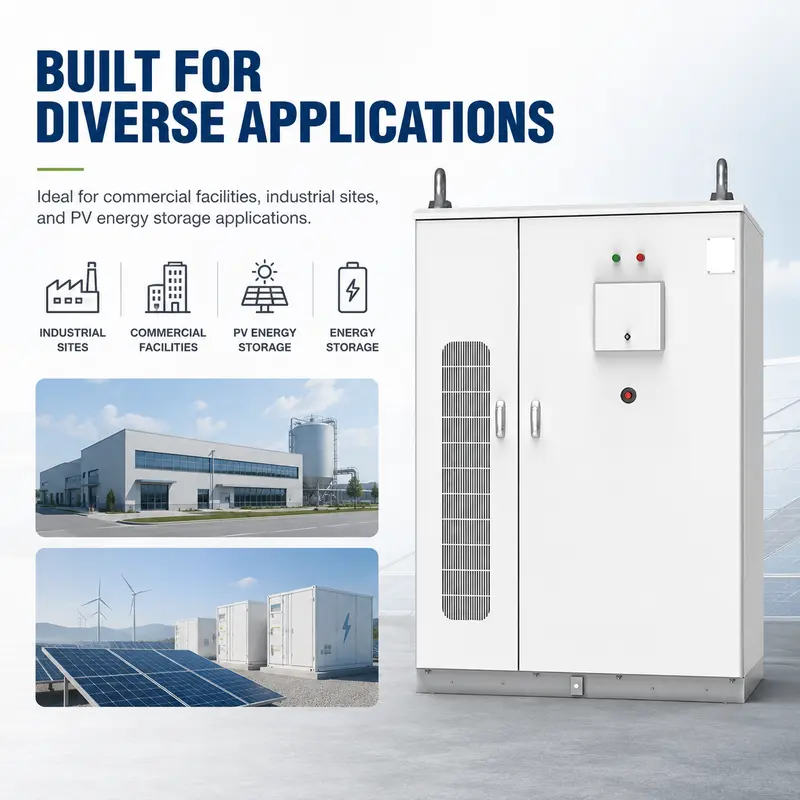 100–500kWh Liquid-Cooled Lithium Battery Energy Storage Cabinet — typical application