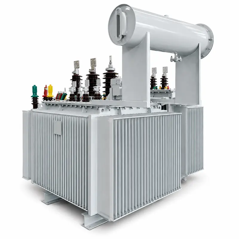 1000kVA 6.6kV/415V Low-Loss Three-Phase Oil-Immersed Distribution Transformer — product photo on white background