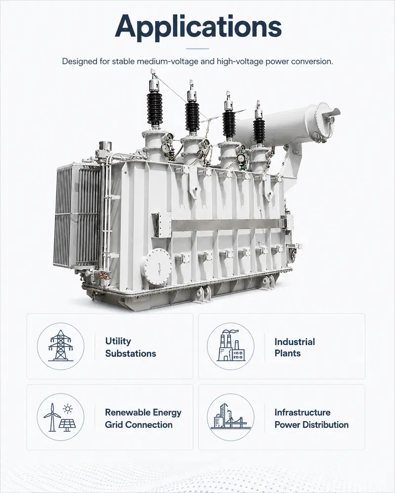 110 kV Three-Phase Oil-Immersed Power Transformer 1 / 5 / 16 MVA — workmanship detail