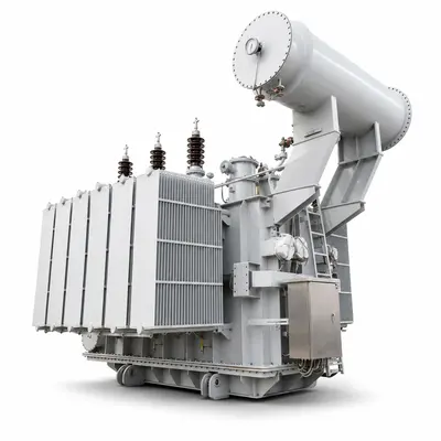 110 kV Three-Phase Oil-Immersed Power Transformer 15 / 20 / 25 MVA — product photo on white background