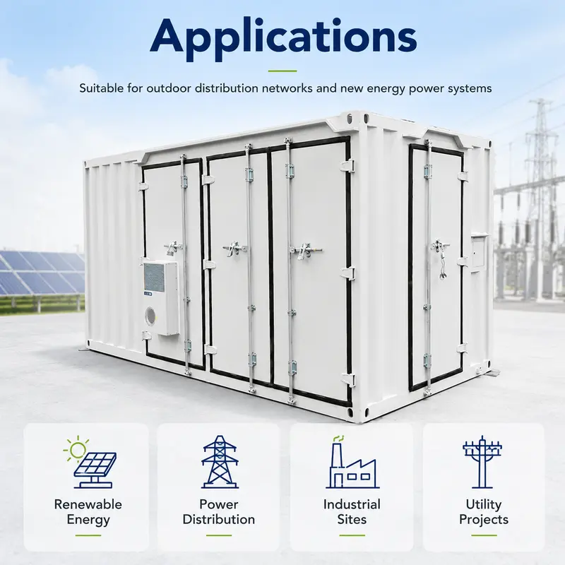 12–36 kV Prefabricated Container Distribution Substation — typical application