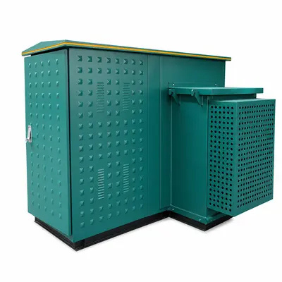 13.8 kV / 480 V American-style Oil-Immersed Pad-Mounted Transformer — product photo on white background