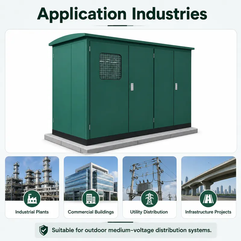 1500 kVA 33 kV Compact European Box-type Substation — typical application