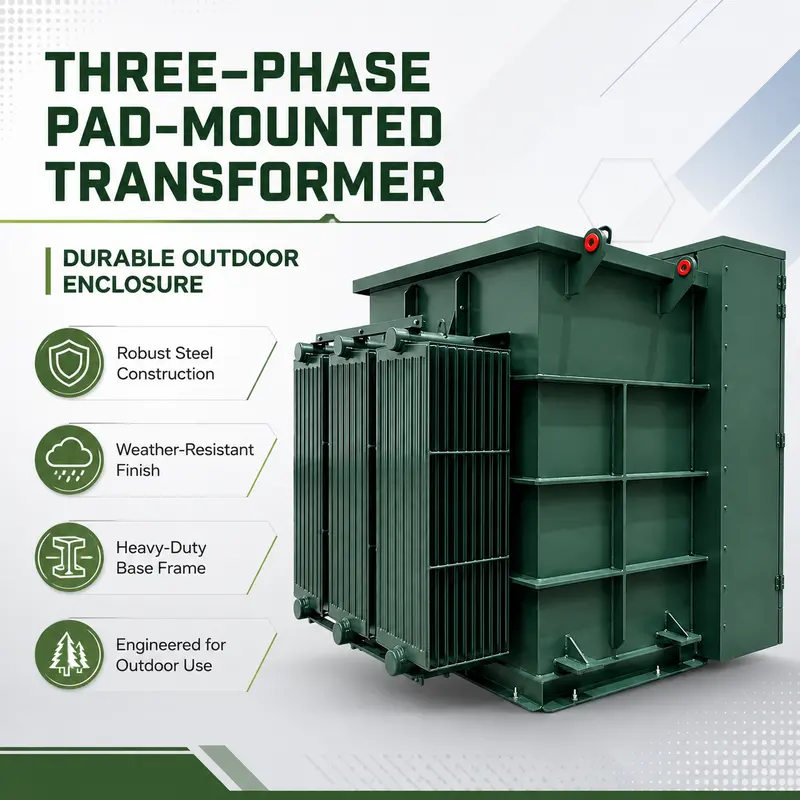 1500kVA Three-Phase Pad-Mounted Transformer (13.8kV to 400/230V, Loop Feed) — typical application