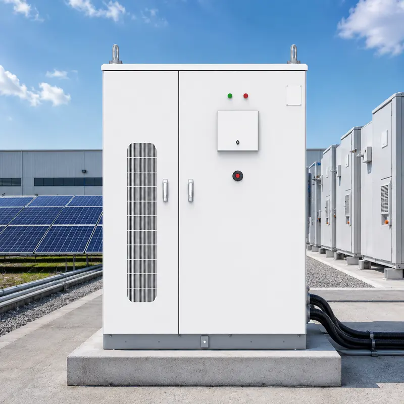 210kWh Integrated Liquid-Cooled Energy Storage System — Lithium-Ion Battery Cabinet installed on site