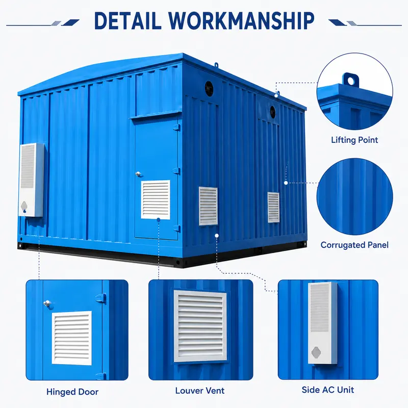 33 kV Containerized Substation with IEC Switchgear — workmanship detail