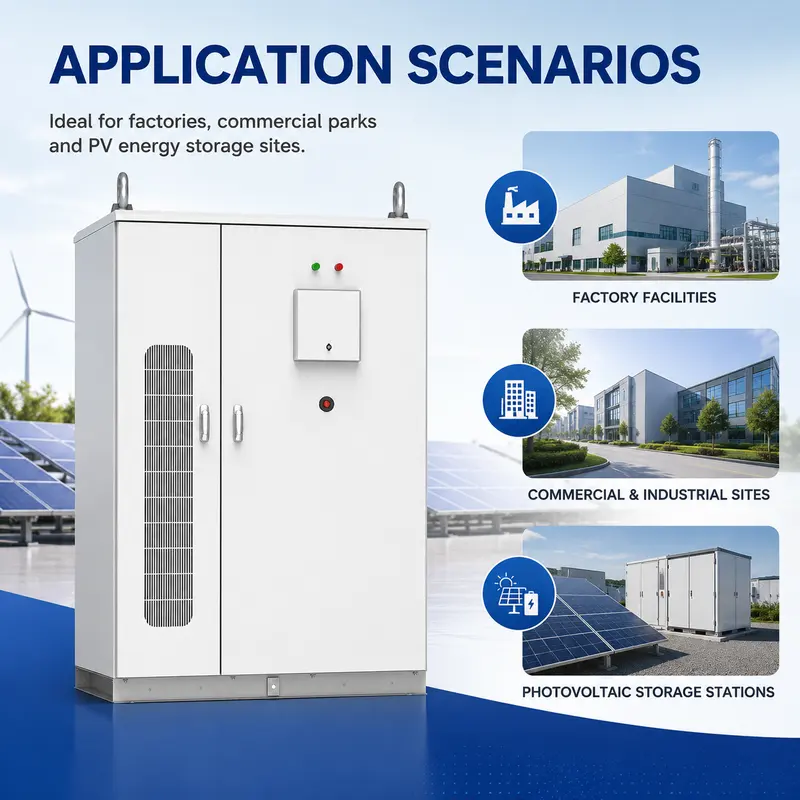 344kWh LFP-280Ah Liquid-Cooled Industrial & Commercial Energy Storage System — typical application