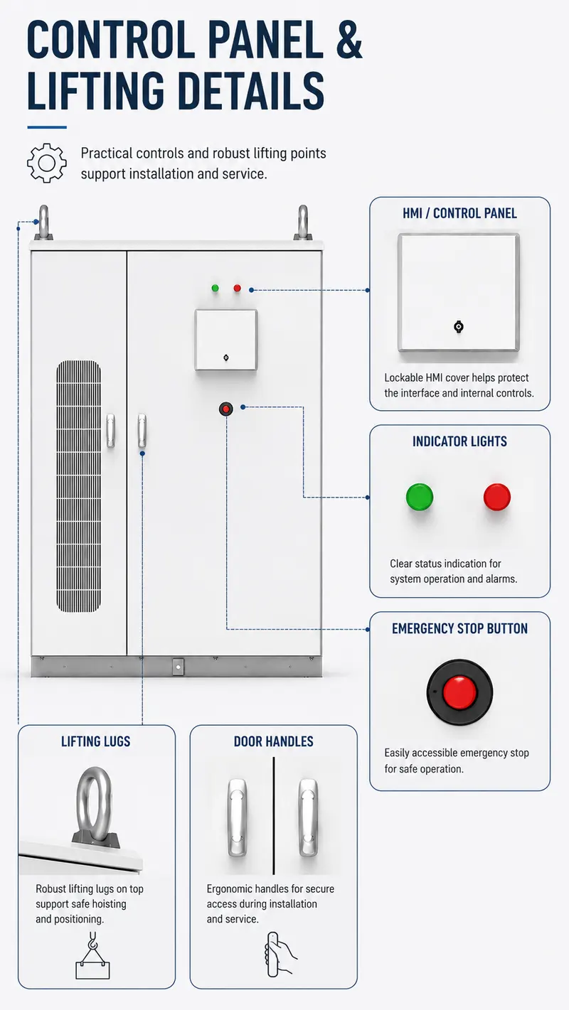 344kWh LFP-280Ah Liquid-Cooled Industrial & Commercial Energy Storage System — workmanship detail