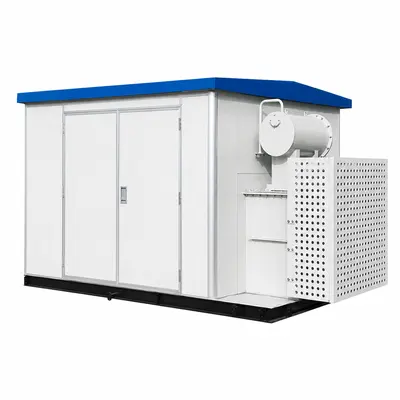 35/10 kV New-Energy Prefabricated European Box Substation — product photo on white background