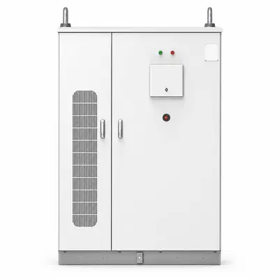 372kWh Liquid-Cooled Energy Storage System — Integrated Battery Cabinet — product photo on white background