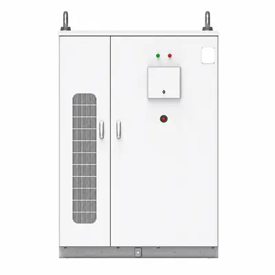372kWh Liquid-Cooled Outdoor Cabinet — Integrated Lithium Battery Energy Storage System — product photo on white background