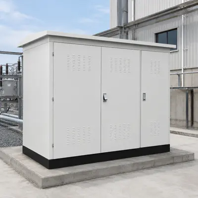 50–3150 kVA Three-Phase Power Box / Container Substation installed on site