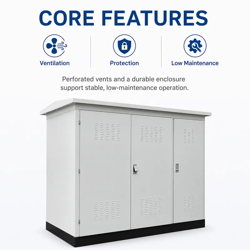 50–3150 kVA Three-Phase Power Box / Container Substation — safety and protection features