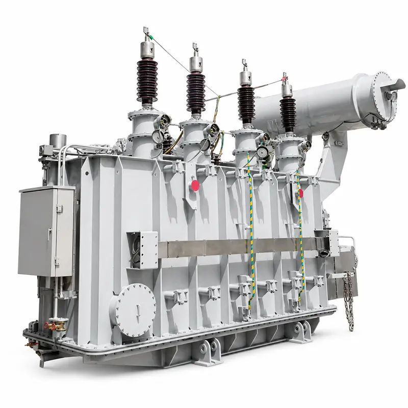 50 MVA Oil-Immersed Power Transformer 110–230 kV for Solar Power — product photo on white background