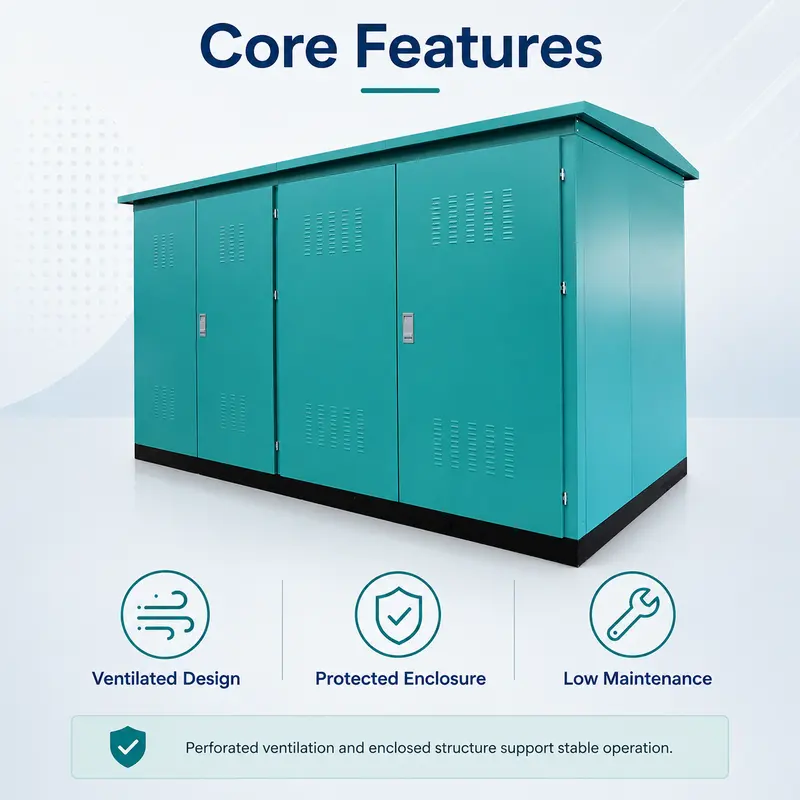 630 kVA 33 kV Compact Power Distribution Substation — safety and protection features