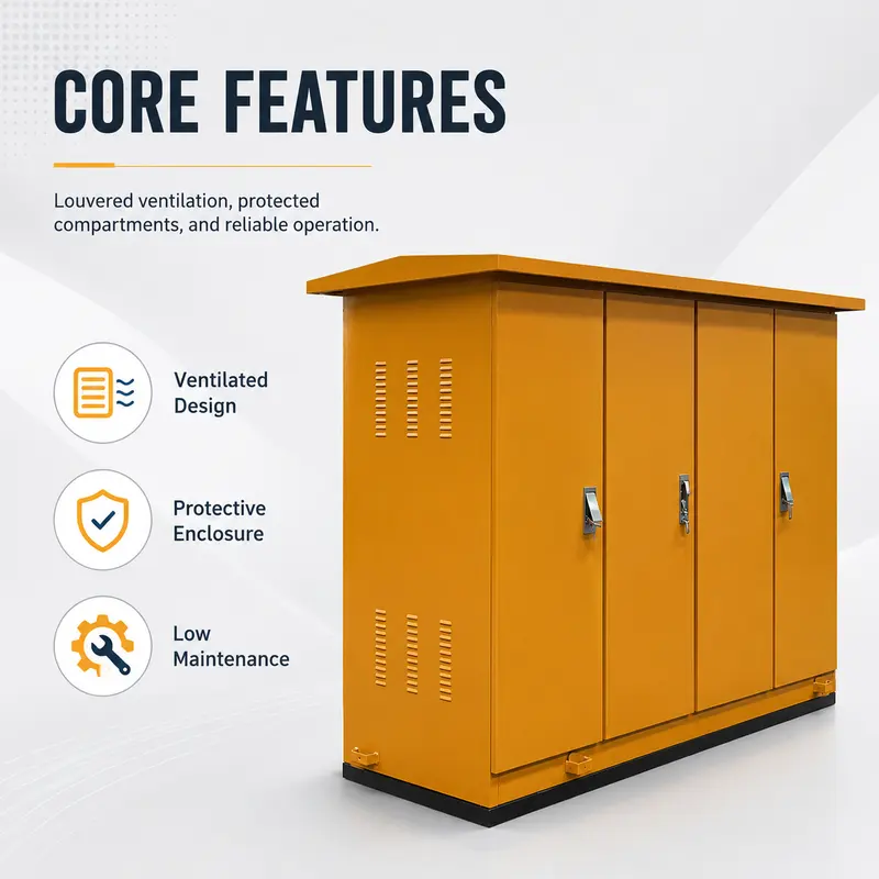 750 / 1000 / 2550 kVA American-style Compact Substation — safety and protection features
