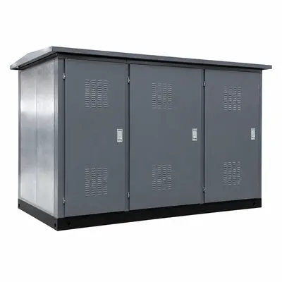 800 kVA 15/0.4 kV EEU-Standard Compact Box Substation — product photo on white background