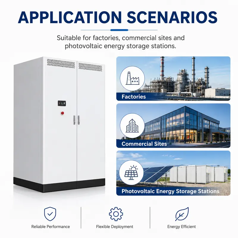90kW / 266kWh Outdoor All-in-One Liquid-Cooled Energy Storage Cabinet — typical application