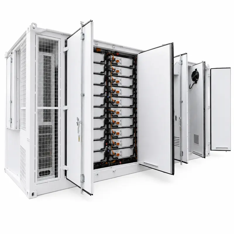 Battery-BMS-PCS Integrated LiFePO4 ESS, 500kWh–5MWh (Liquid-Cooled, IP67) — product photo on white background