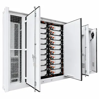BESS LiFePO4 Battery Container, 1MWh–10MWh (Liquid-Cooled, IP67) — product photo on white background