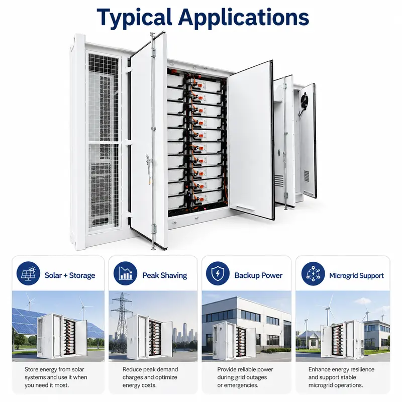 BESS LiFePO4 Battery Container, 1MWh–10MWh (Liquid-Cooled, IP67) — workmanship detail