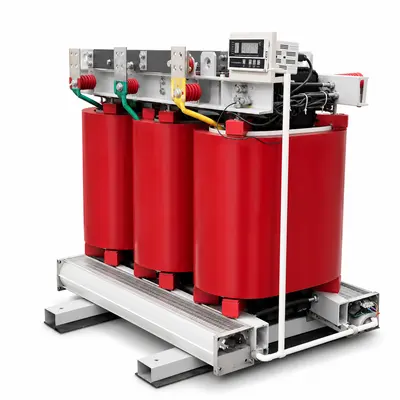 Cast Resin Dry-Type Transformer, 630kVA, 20kV/0.4kV (100% Copper) — product photo on white background