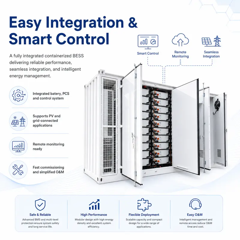 Customized Battery Energy Storage Container, 1000kWh–2150kWh (Liquid-Cooled, IP67) — typical application