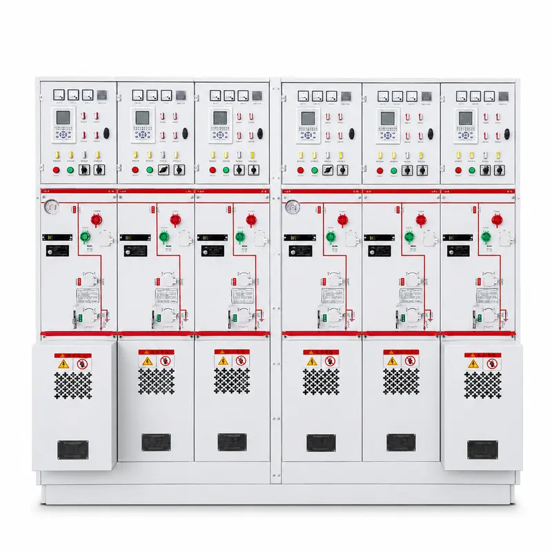 Gas-Insulated MV/HV Switchgear 12kV / 24kV / 33kV — SF6 Metal-Enclosed Switch Cabinet — product photo on white background