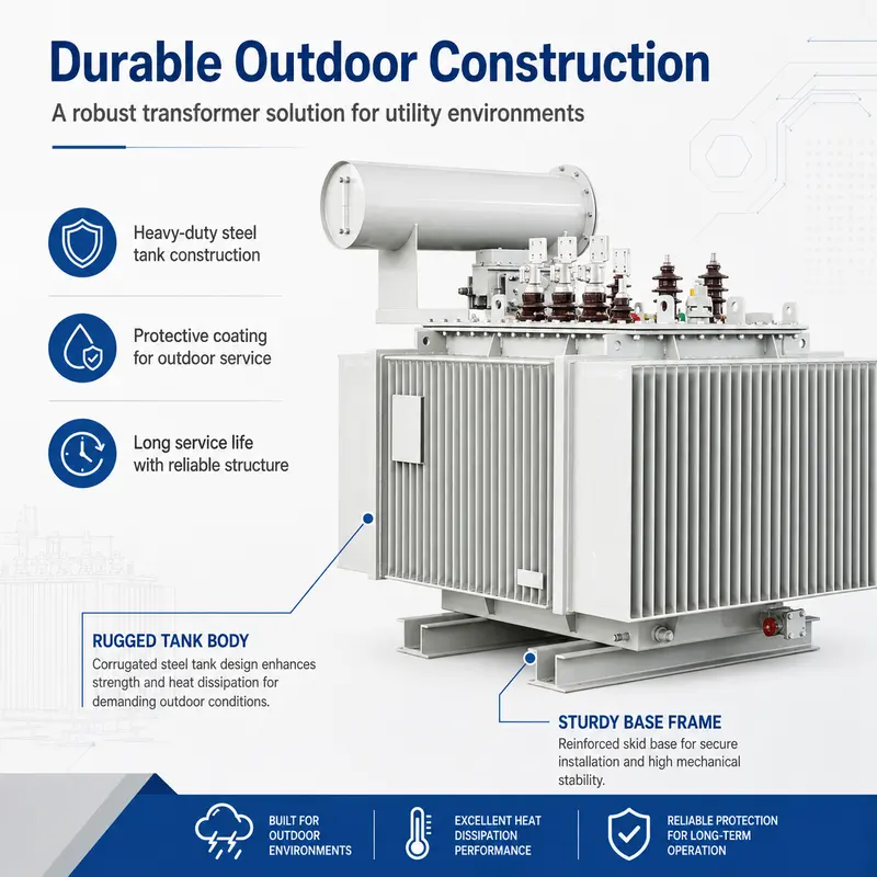 High-Efficiency 33kV 2500kVA Energy-Saving Oil-Immersed Distribution Transformer (Copper Winding) — typical application