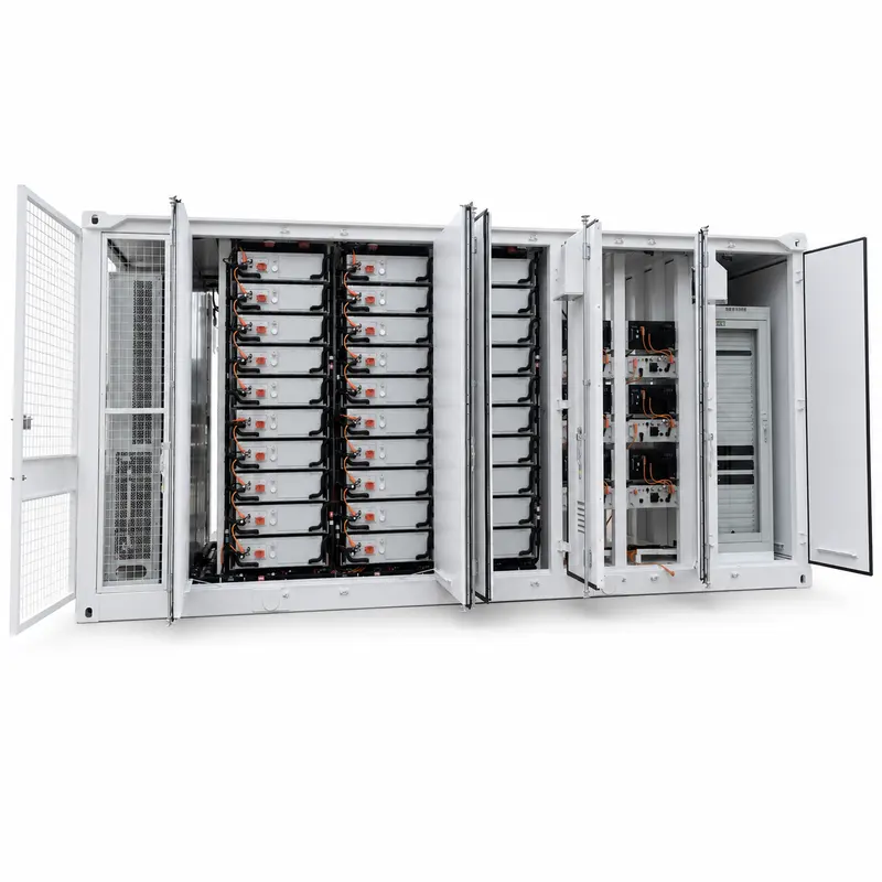 High-Voltage Lithium-Ion BESS, Liquid-Cooled, Off-Grid (1000kWh–5MWh, 10-Year Warranty, IP67) — product photo on white background