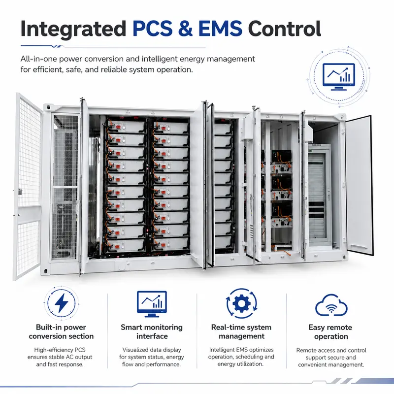 High-Voltage Lithium-Ion BESS, Liquid-Cooled, Off-Grid (1000kWh–5MWh, 10-Year Warranty, IP67) — safety and protection features
