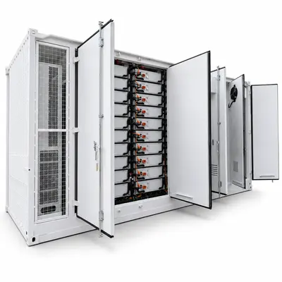 LiFePO4 Containerized BESS, 1MWh–6MWh / 1000kW (Liquid-Cooled, IP67) — product photo on white background