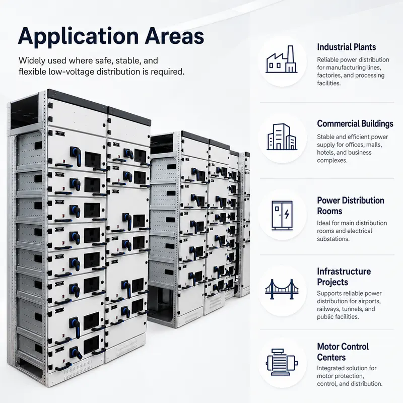 Low Voltage GCS Withdrawable Switchgear, 1kV / 630A (Indoor, IP65, Energy Saving) — workmanship detail