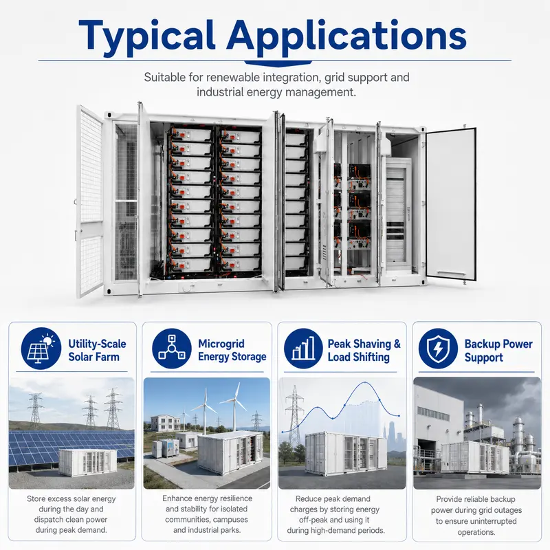 OEM/ODM All-in-One Smart Lithium-Ion BESS, Liquid-Cooled (1000kWh–5MWh, IP67) — workmanship detail