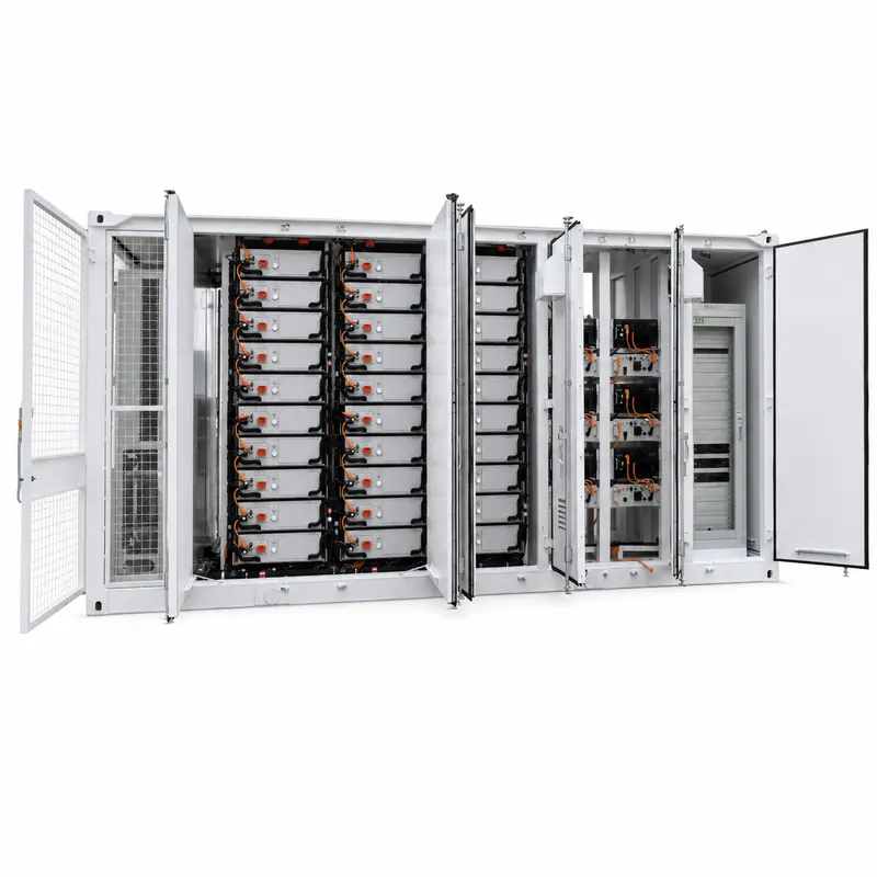 Outdoor 20ft/40ft Battery Container ESS (1–5MWh, Liquid-Cooled, IP67) — product photo on white background