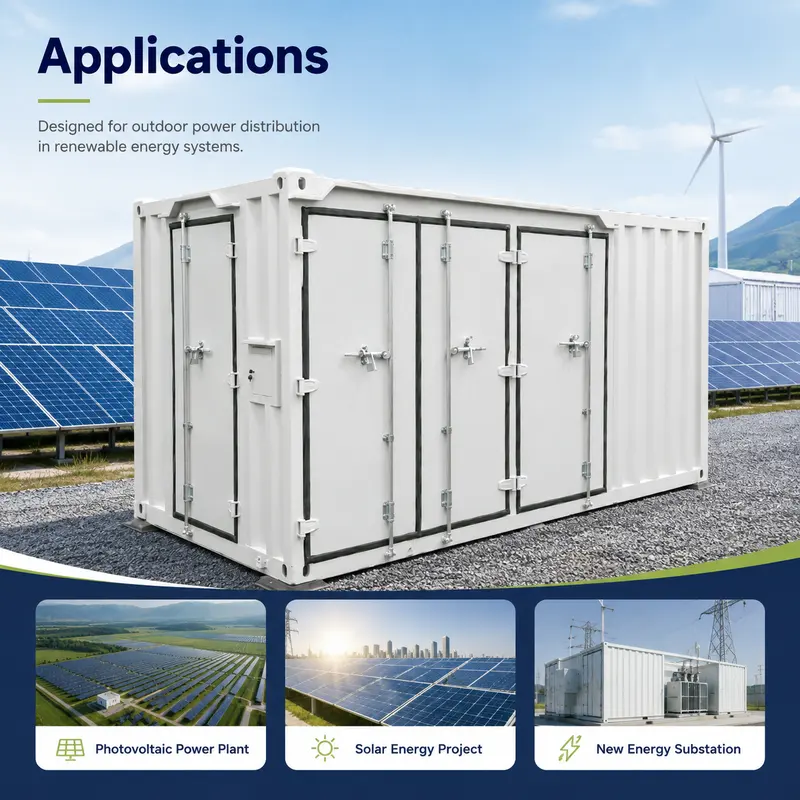 Photovoltaic Aluminum-Coil Prefabricated Container Substation (12–36 kV) — typical application