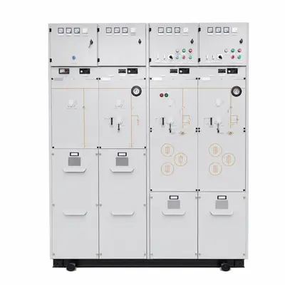 SF6 Gas-Insulated Ring Main Unit (RMU), 12–24kV, 630–2500A (Indoor) — product photo on white background