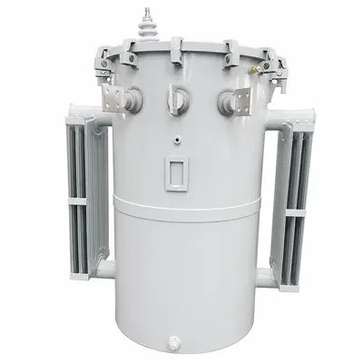 Single-Phase 50 kVA & 75 kVA Pole-Mounted Distribution Transformer (13.2 kV) — product photo on white background